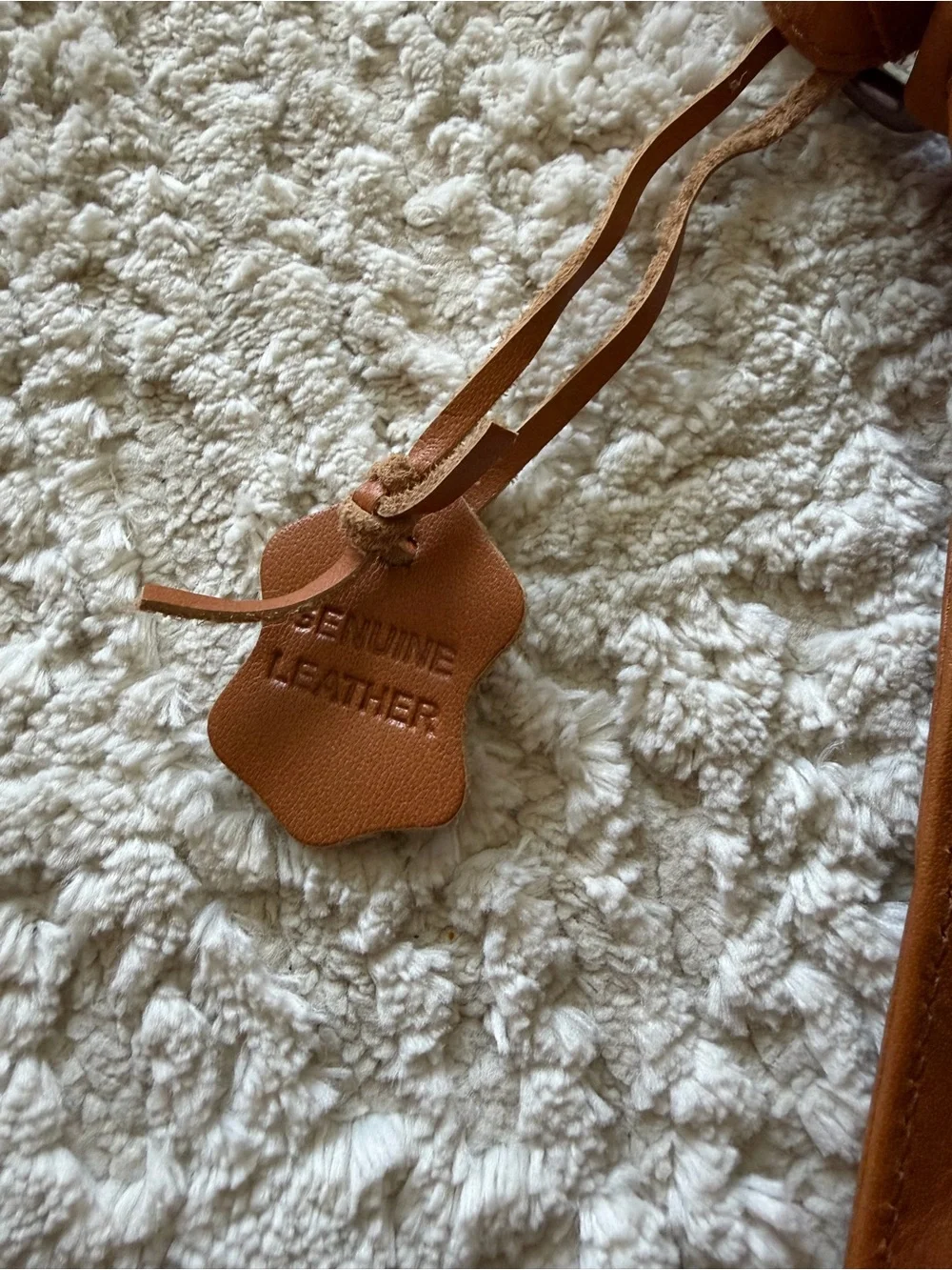Spikes & Sparrow brown leather messenger bag